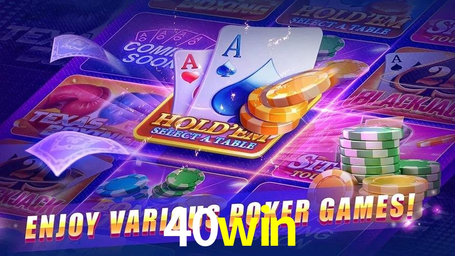 Página oficial da 40win no Facebook